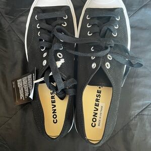 Converse Black Sneakers with White Details Jack Purcell men’s 10